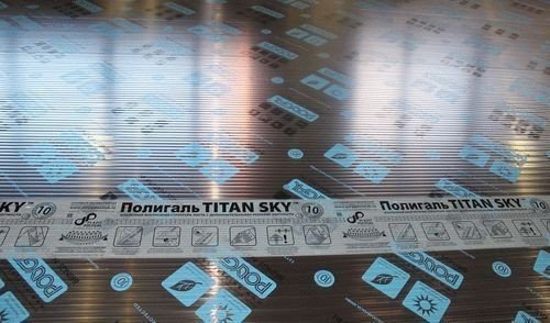 Сотовый поликарбонат полигаль titan sky