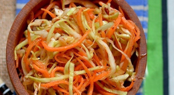 Морковь по-корейски капуста кимчи