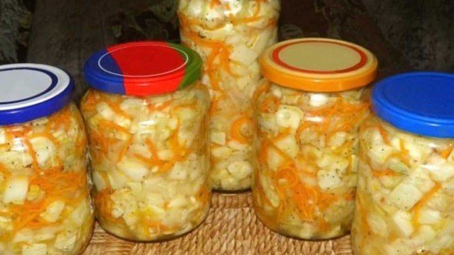 Рецепты салатов из патиссонов на зиму: легко и вкусно