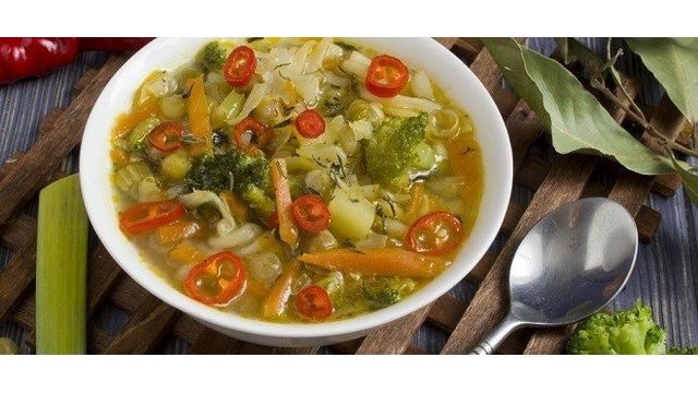 Суп из зеленого горошка сухого, свежего или консервированного