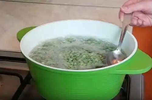 Зелёный горошек консервированный в домашних условиях