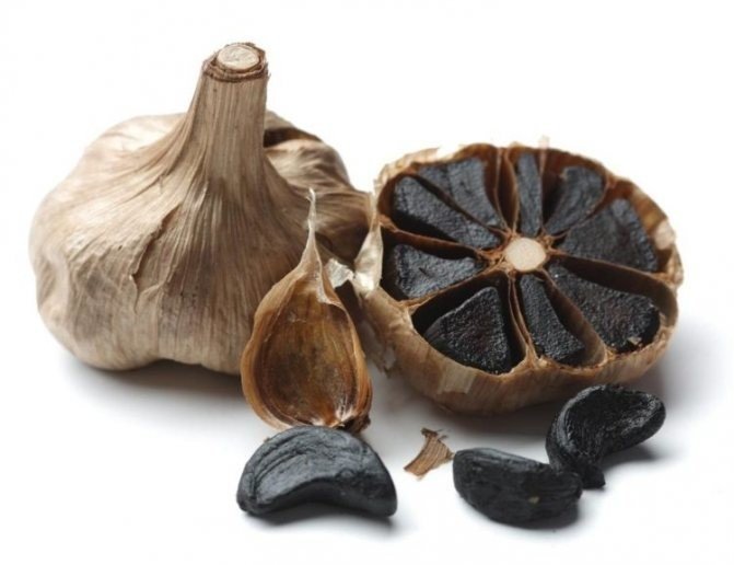 Чёрный чеснок black garlic